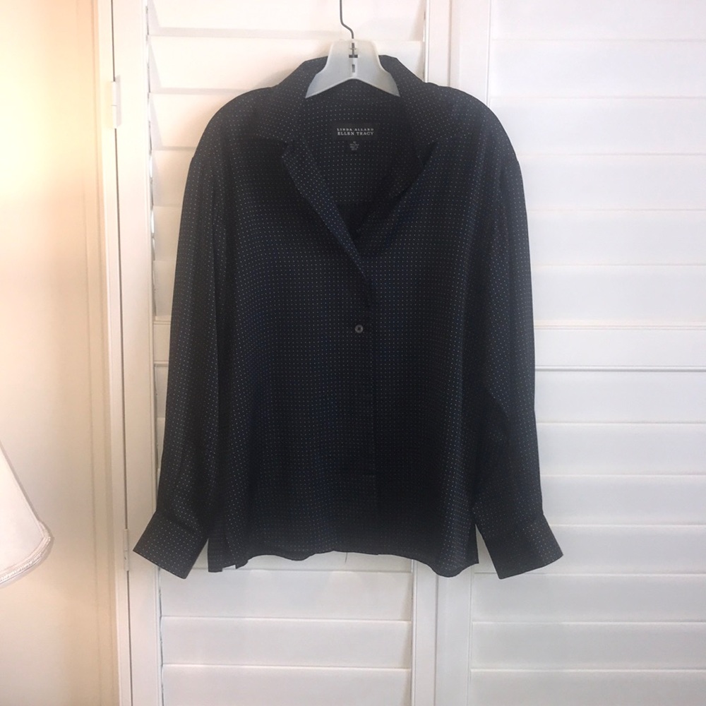 Linda Allard Ellen Tracy button down blouse